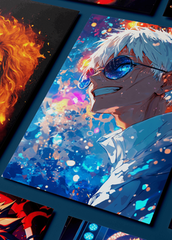 Картина на стену на металле от MetallSubArt "Магическая битва"