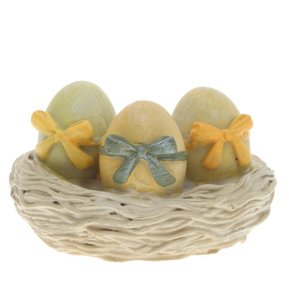 GAEM Фигурка декоративная "Яйца в гнезде", L9 W6 H6 см