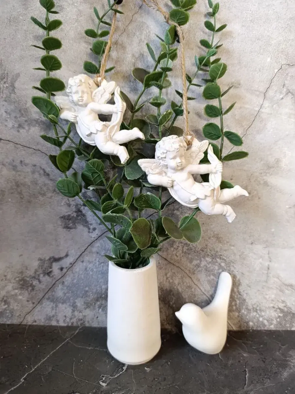 Новогодний декор ангелы 2 шт