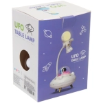 Настольная лампа «Sweet - Полёт в космос» LED 10,8*10,8*21,5 см, USB 3.7v 3w, Голубой