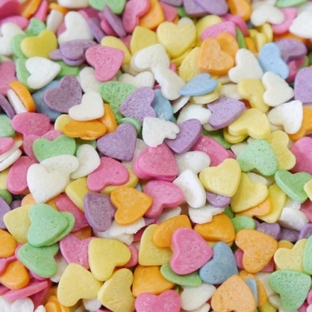 Посыпка Сердечки разноцветные, 50 гр.
