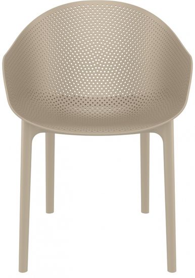 Кресло пластиковое Sky бежевое