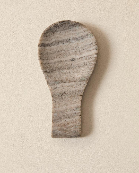 ZARA HOME МРАМОРНАЯ ПОДСТАВКА ПОД ЛОЖКУ, СЕРЫЙ