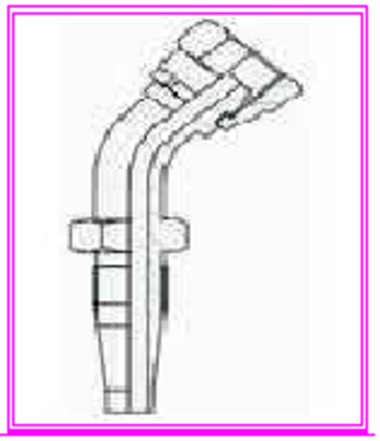 Фитинг DN 10 BSP (Г) 3/8" (45) многоразовый