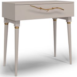 Консоль Арт Колор matte Классик Голд Серый агат матовый