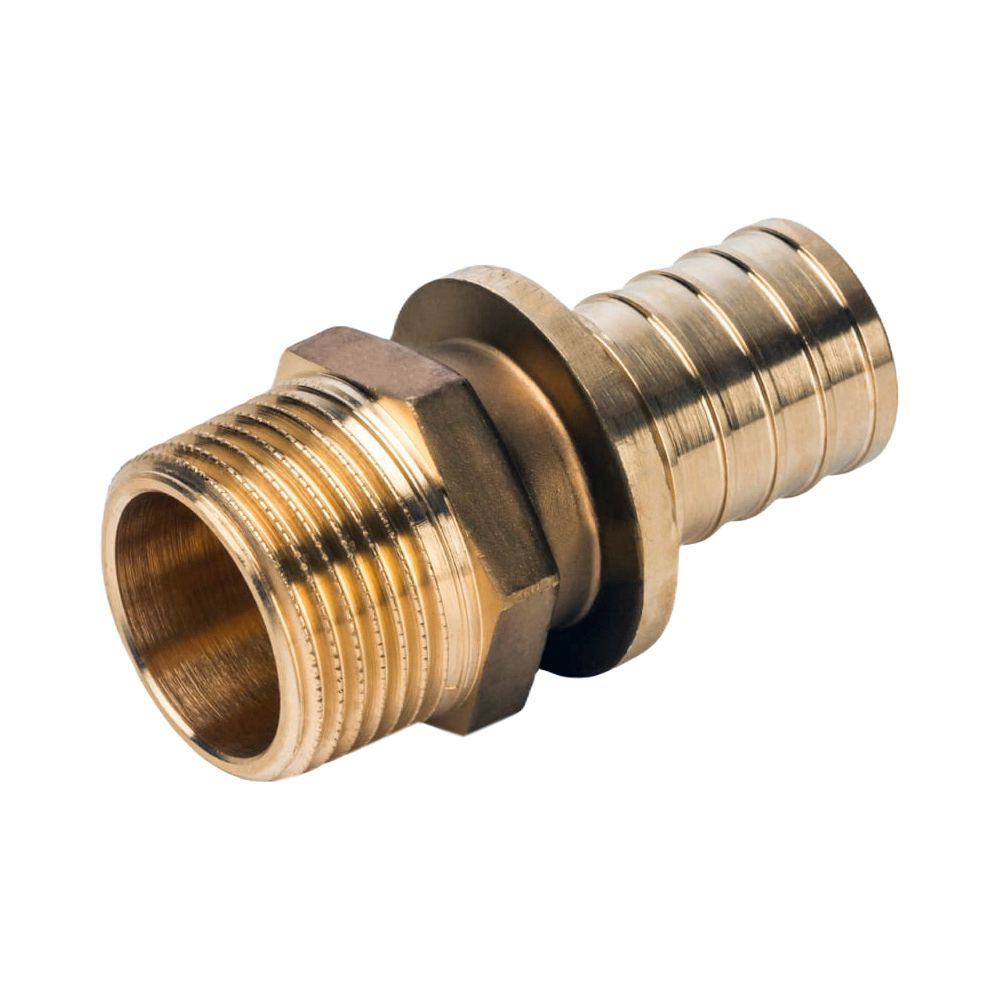 Муфта латунная Varmega с наружной резьбой 25×1