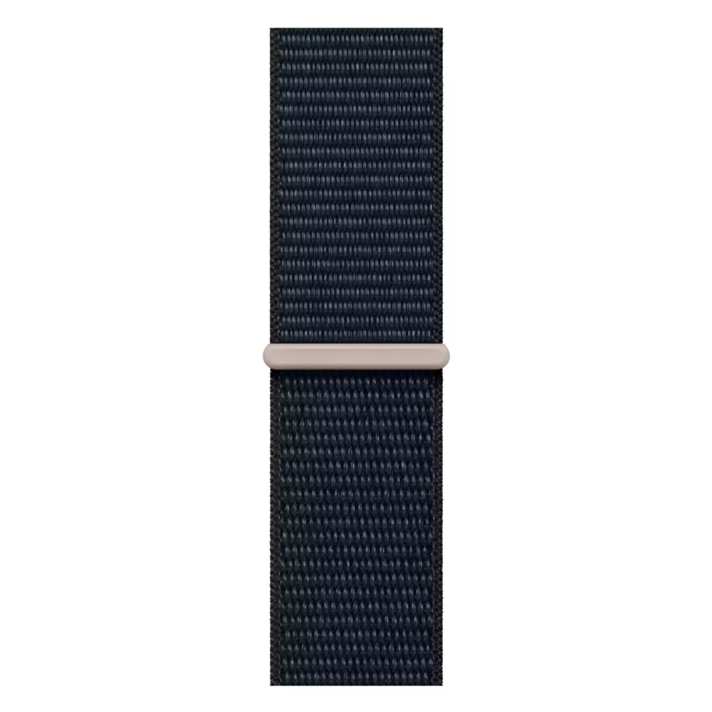 Apple Watch Series 9, 41 мм, корпус из алюминия Midnight, тканевая спортивная петля Midnight