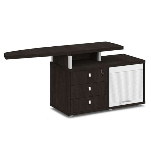 Тумба приставная греденция с жалюзи левая 1800х506х758 V-412L