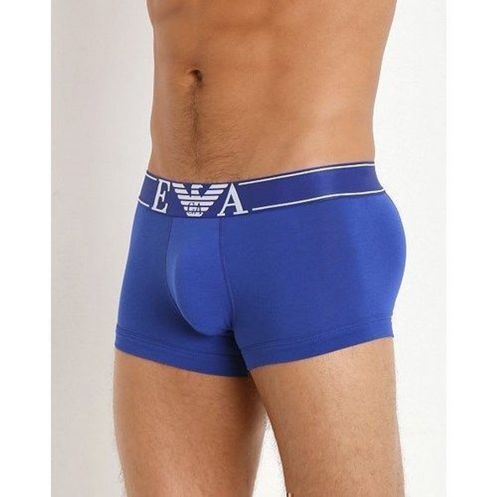 Мужские трусы боксеры синие Emporio Armani New