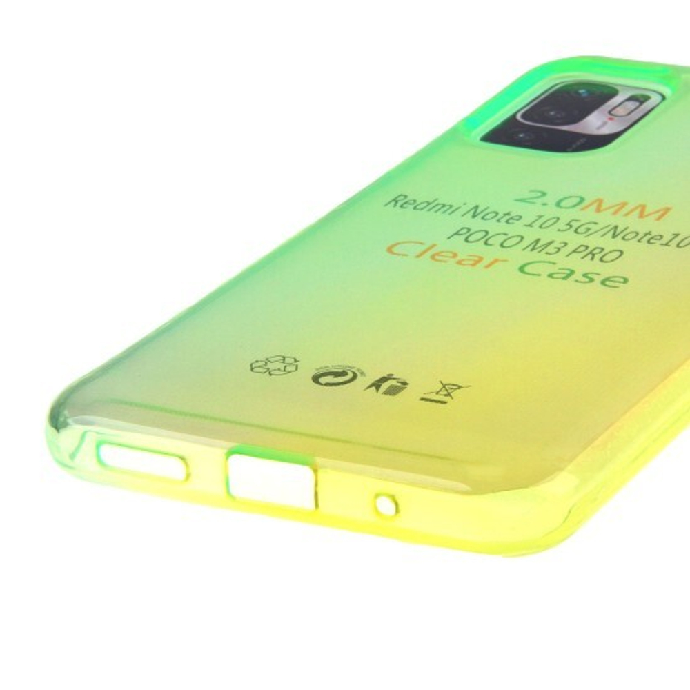 Чехол для Xiaomi Redmi Note 10T/ Poco M3 Pro Градиент, ТПУ, 012963