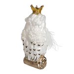 Сова "Зимнее барокко" снежн. 14,5см GLT1018