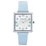 Комплект Coeur de Lion часы и браслет Light Blue-Mother of pearl 7630/53-0753 цвет голубой, серебряный