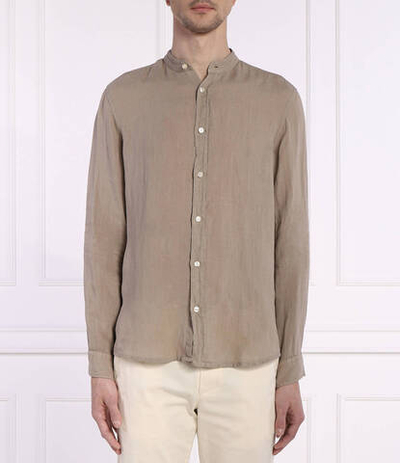 Льняная рубашка Race BOSS ORANGE - бежевый(50489339)