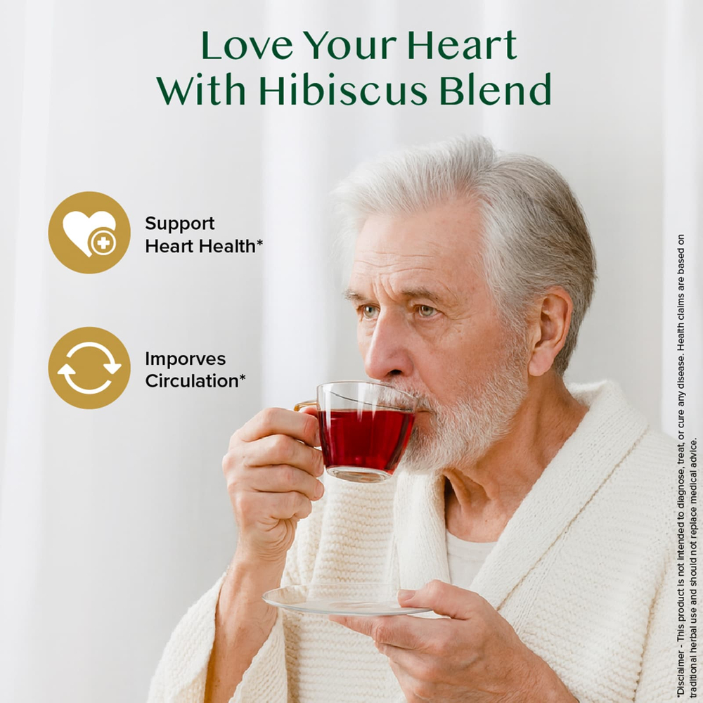 VAHDAM India, Infusions, травяной чай, гибискус, без кофеина, 100 пакетиков для заваривания, 180 г (6,35 унции)