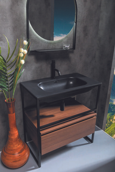 Ящик под консоль Armadi Art Loft 80 dark wood 1 полка 894-080-D