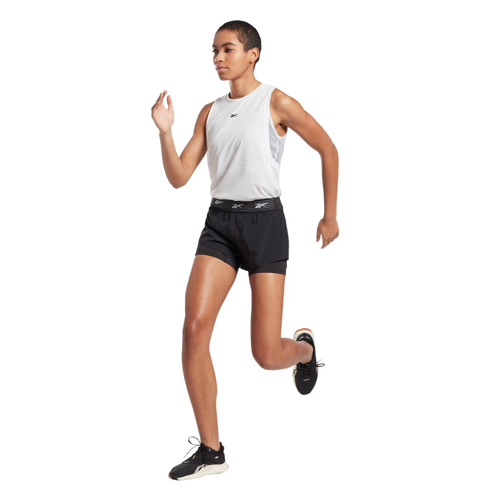 Женские теннисные шорты Reebok Epic Two-In-One Shorts W - Black