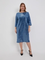 Платье с пайетками вечернее на торжество