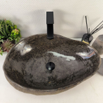 Каменная раковина из речного камня RS-05193 (58*39*15) 0862 из натурального камня
