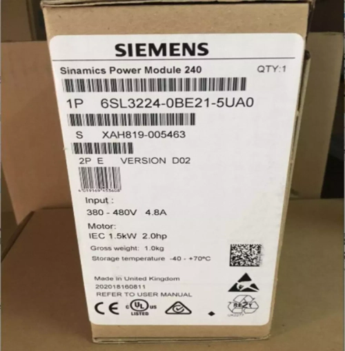 Новый 6SL3224-0BE21-5UA0