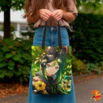 Сумка шоппер с принтом Genshin Impact