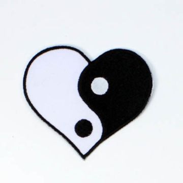 Нашивка Инь-Ян (сердце)