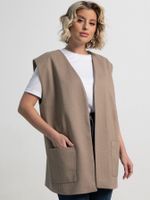 Жилет Заверши образ (бежево-серый) Б15177-16М LT Collection