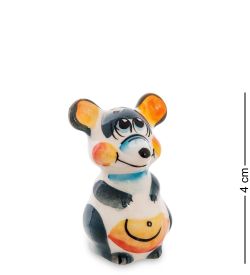 ГЛ- 538 Фигурка «Мышонок» цв. (Гжельский фарфор)