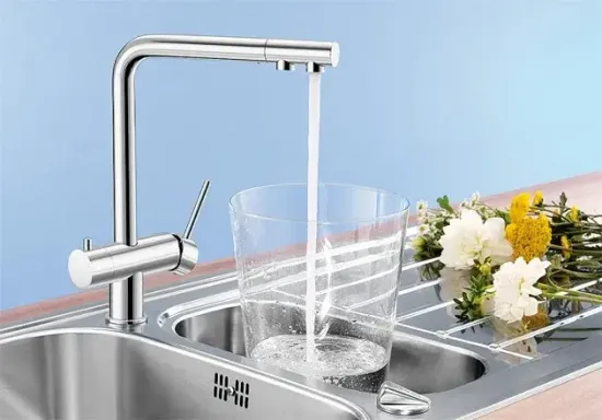 Смеситель Blanco Fontas II (525137) хром с краном для питьевой воды