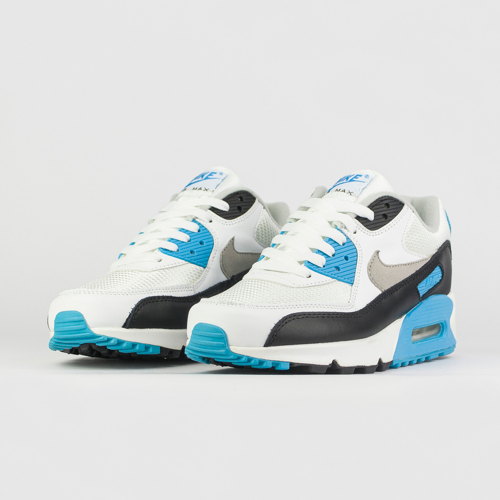Кроссовки Nike Air Max 90 White Blue / Black