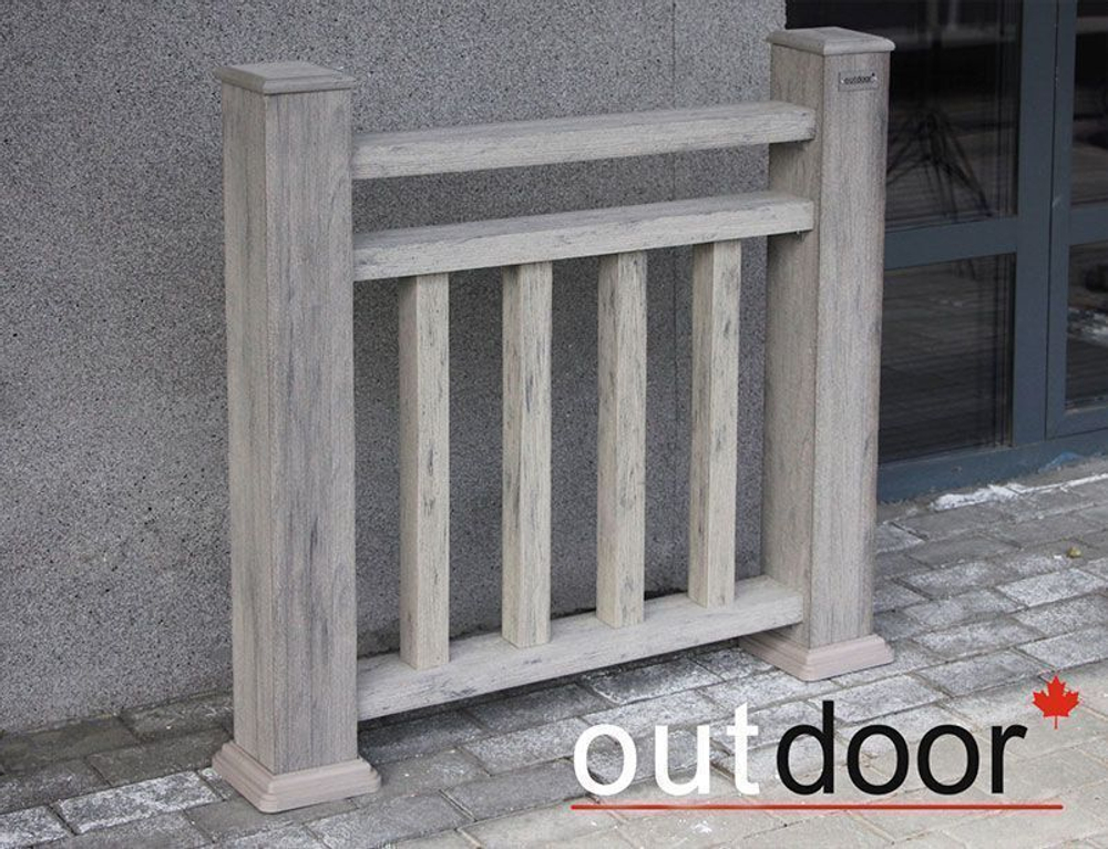 Перила ДПК Outdoor 90*45*3000 мм. STORM дуб