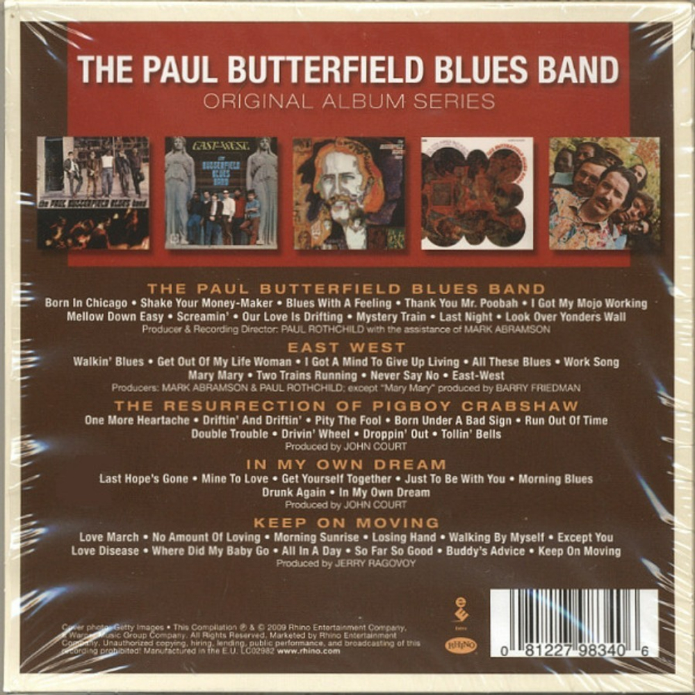 The Paul Butterfield Blues Band / Original Album Series (5CD)