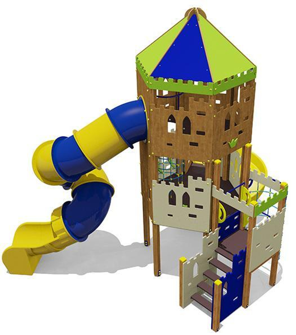 Игровой комплекс для детей 6-12 лет для уличной площадки
