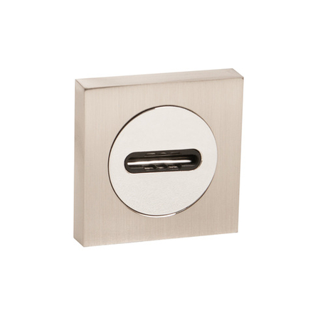 Накладка под сувальдный ключ SC.K.KM52 (SC KM) SN/CP-3 матовый никель/хром