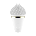 Белый вибратор-спиннер Satisfyer Sweet Treat (Цвет: белый)