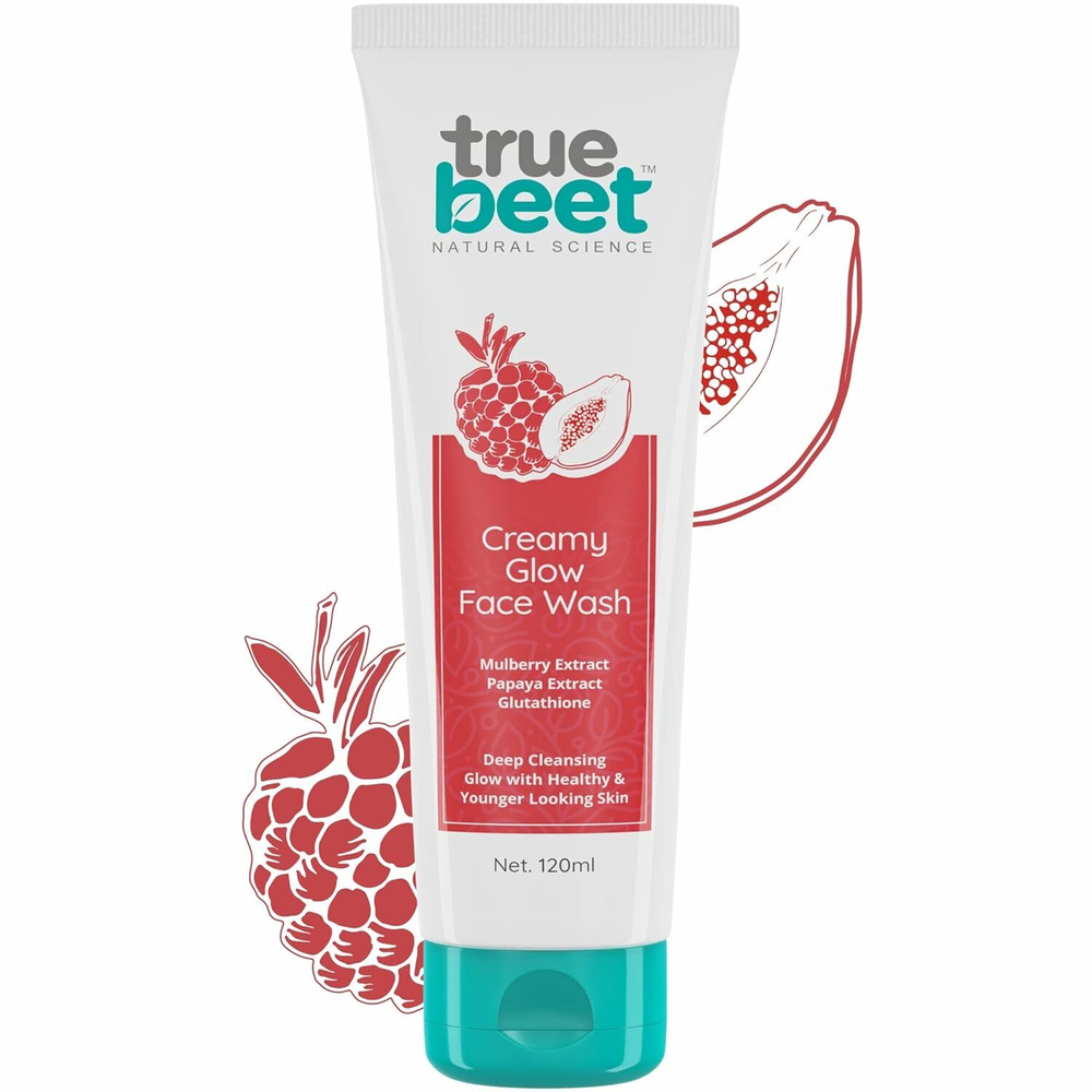 Truebeet Кремовый гель для умывания Сияние лица с экстрактом шелковицы и папайи для сияния кожи 120 мл