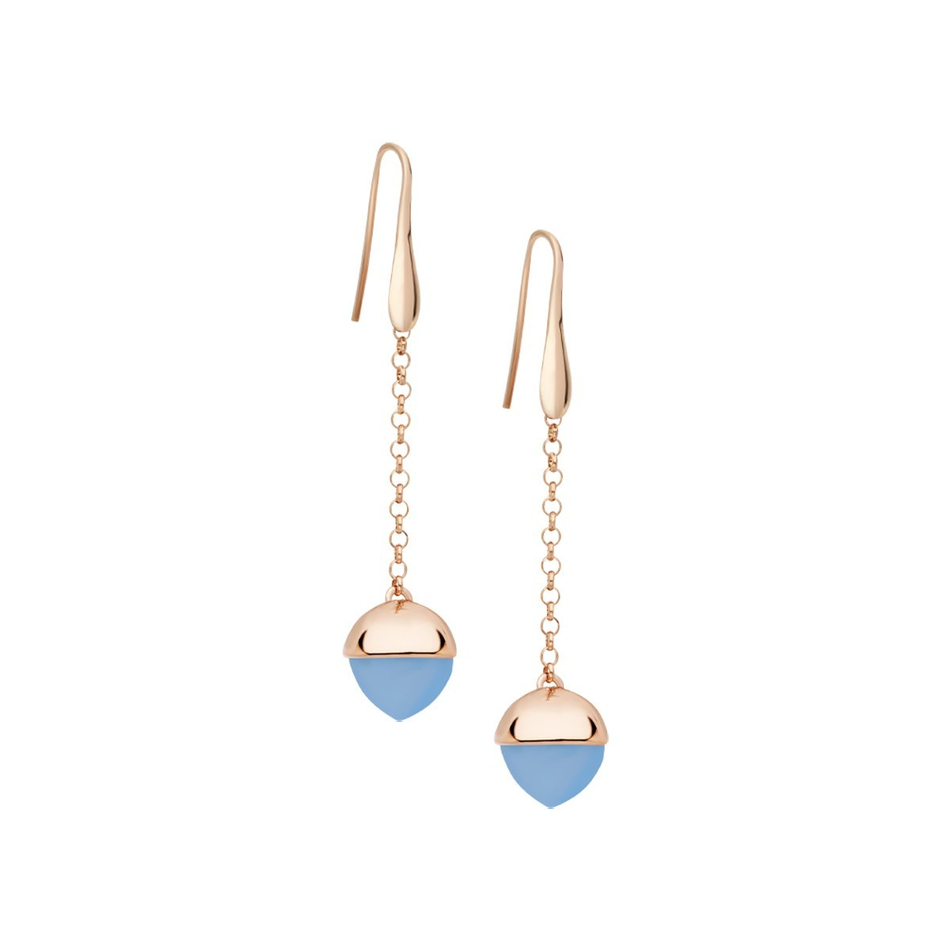 Серьги Boccadamo Caleida Blue XOR524RC BL/RG с аквамарином