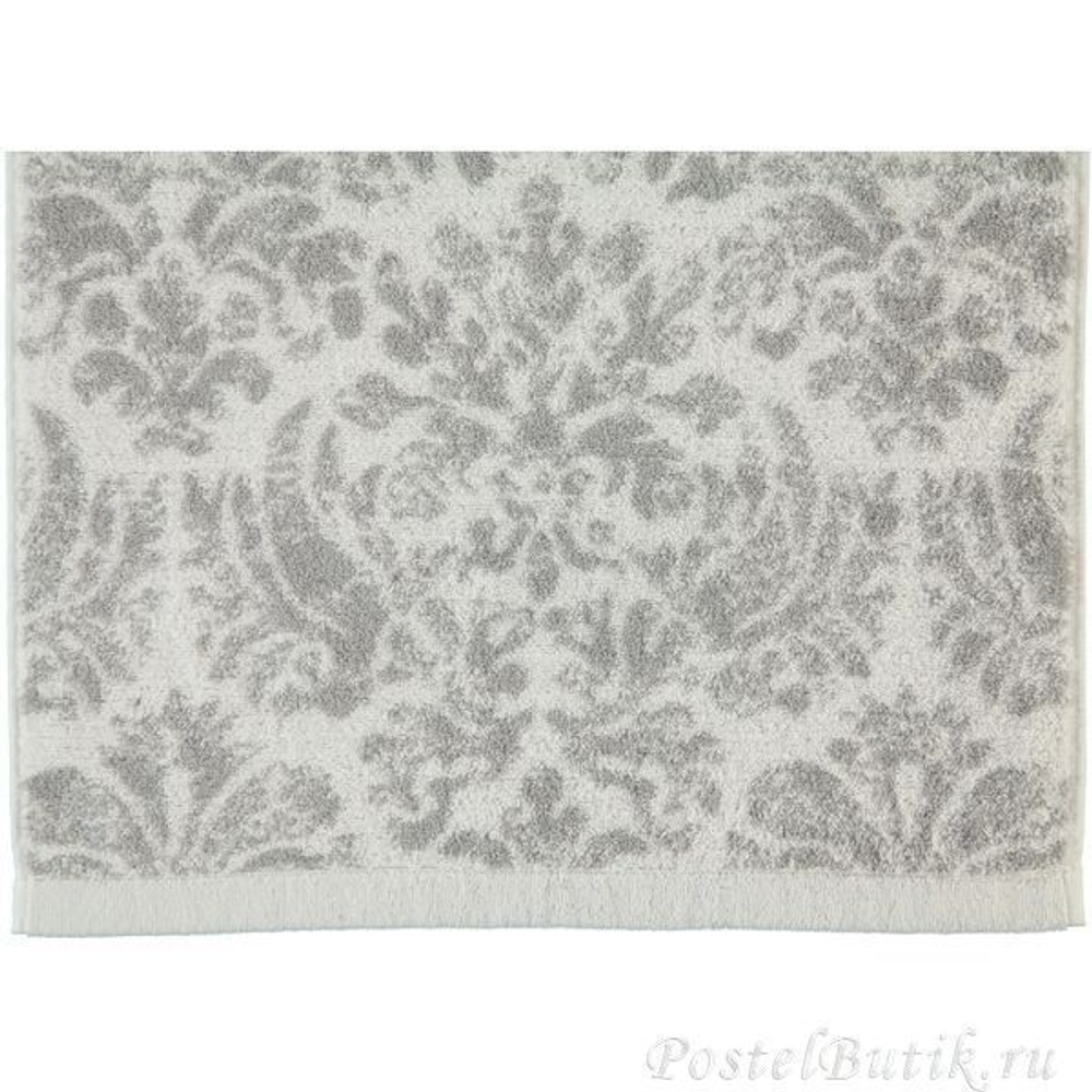 Полотенце 70х140 Cawo Contour Handtuch 8082 Jacquard серебро