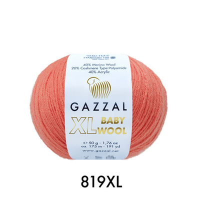 BABY WOOL XL, коралл