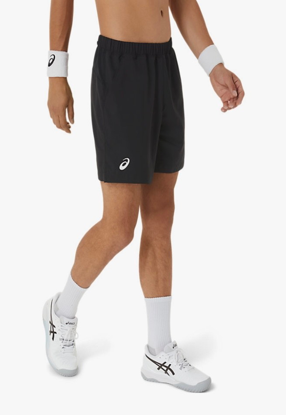 ASICS, MEN COURT 7IN SHORT, PERFORMANCE BLACK, MEN, S