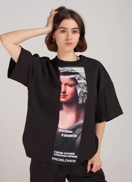 ФУТБОЛКА NUMERO 1 print Mona