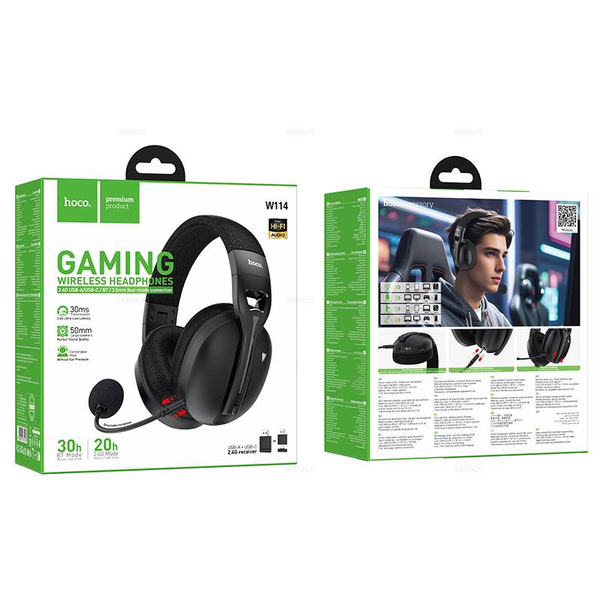 Hoco W114 Magic игровые наушники (black)