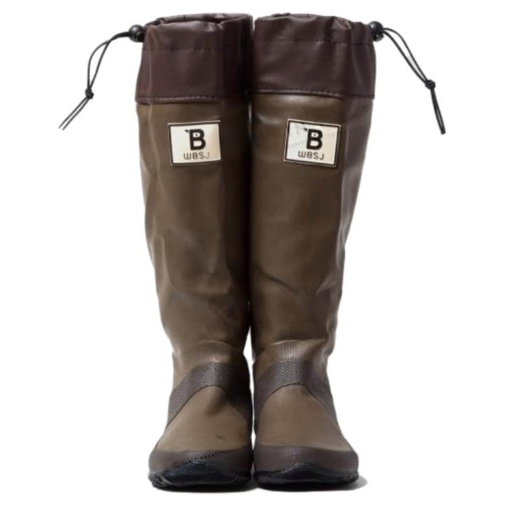 WBSJ Waterproof Rain Boots Unisex Brown