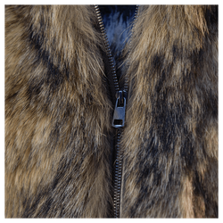 Куртка с мехом волка «Волчья бригада»