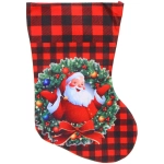 Носок новогодний «А вот и Дед Мороз» 25х35 см