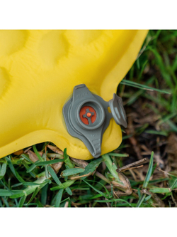 Коврик надувной Naturehike 183х53х3,5 см, овальный, желтый