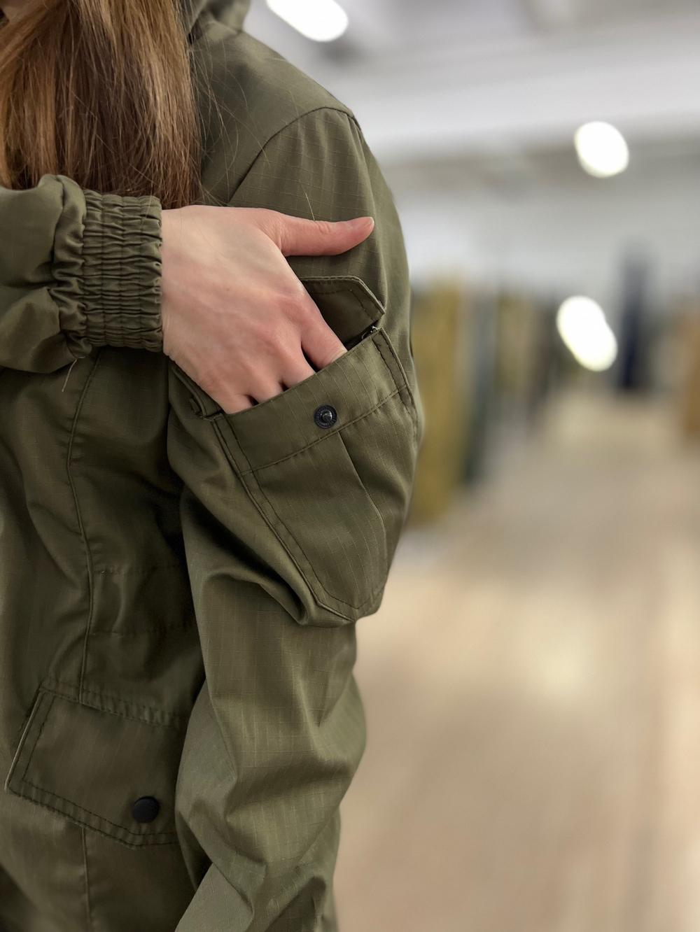 Женская горка Валькирия / весна-лето / олива