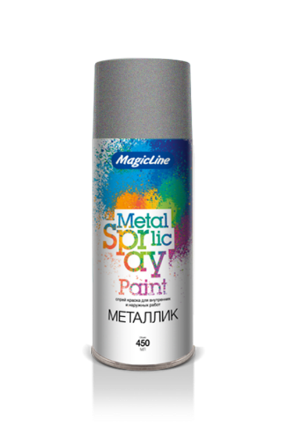 2090 Краска металлик "Серебристая" (265г) RAL 120М