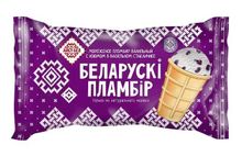 Мороженое вафельный стаканчик &quot;Белорусский пломбир&quot; С изюмом 80 г. Минск