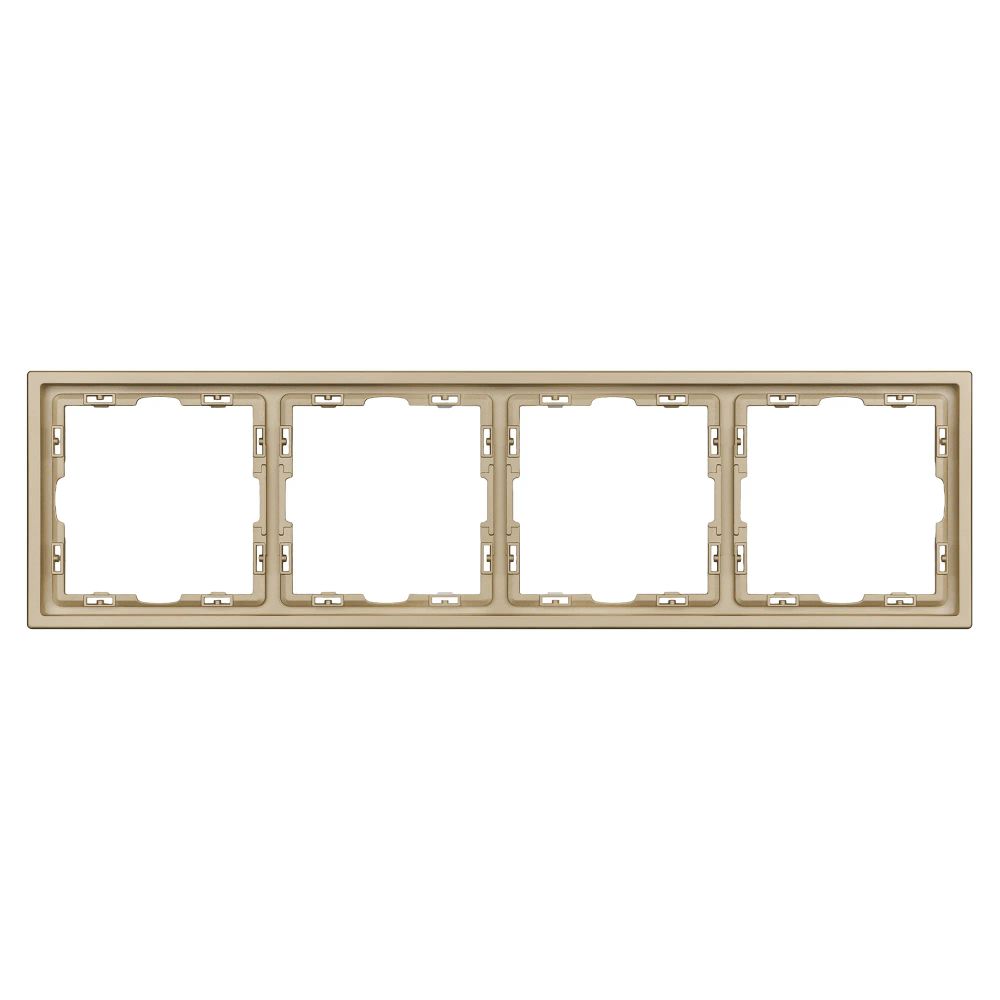 Рамка пластиковая FRM-NOBE-SFPL-4-GD (Arlight, Золотой песок) 054225