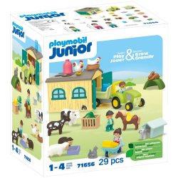 Playmobil - Юношеское приключение на ферме с трактором, прицепом и животными 71656 / артикул   71656  / GTIN 4008789716569